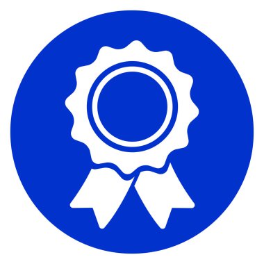 mavi daire madalya simgesi