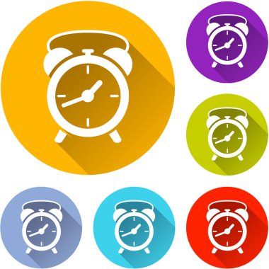 Saat daire Icons set