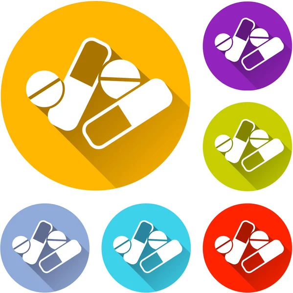 hapları Icons set daire
