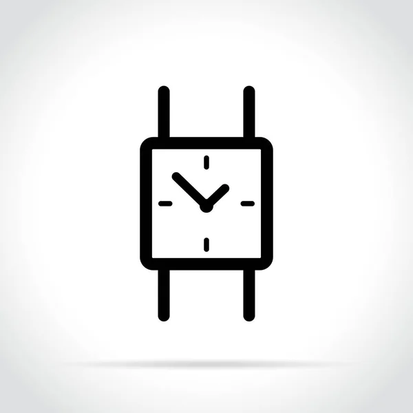 Watch icon on white background — Stock Vector