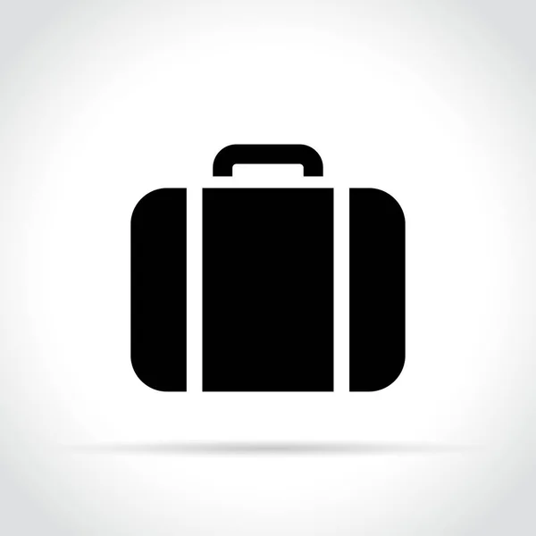 Εικονίδιο βαλίτσα σε λευκό φόντο — Διανυσματικό Αρχείο