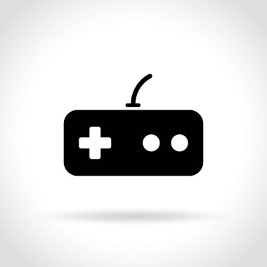 oyun denetleyicisi simgesi beyaz arka plan üzerinde