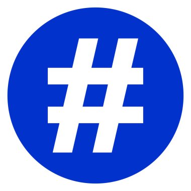 hashtag daire mavi kutsal kişilerin resmi
