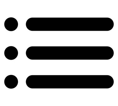 menüyü Genişlet simgesi beyaz arka plan üzerinde