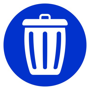 Mavi kutusu daire simgesi