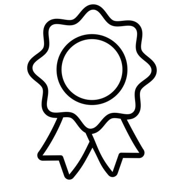 Beyaz arka plan üzerinde Ödülü simgesi