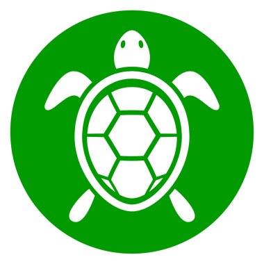 Kaplumbağa yeşil daire simgesi