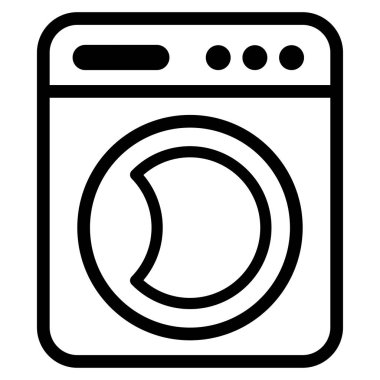 çamaşır makinesi simgesini kavramı