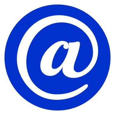 işareti mavi daire simgesini