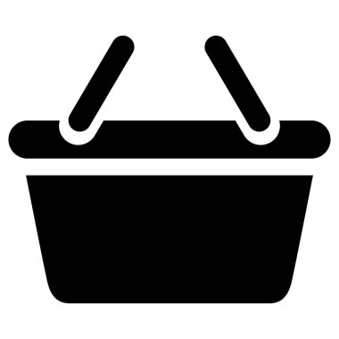 sepet simgesi beyaz arka plan üzerinde