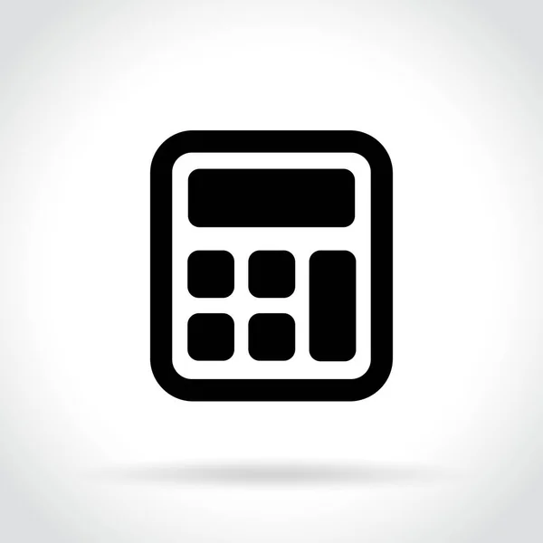 Calculator icon on white vackground — Stock Vector
