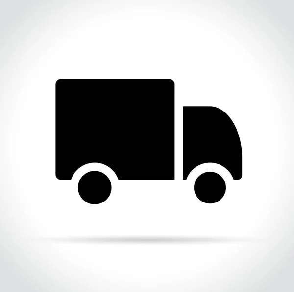 Truck icon on white background — Stock Vector