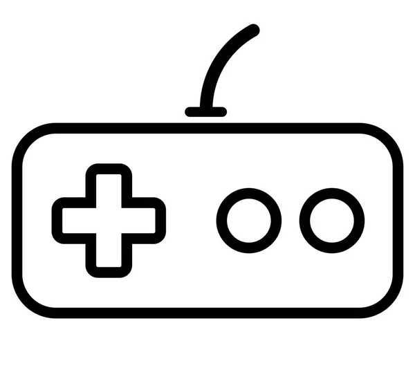 Icono de videojuego sobre fondo blanco — Vector de stock