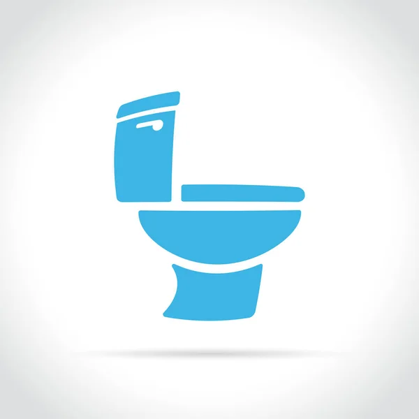 Εικονίδιο τουαλέτα σε άσπρο φόντο — Διανυσματικό Αρχείο