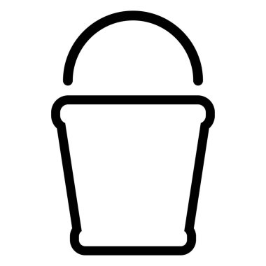 Beyaz arka plan üstünde kova kutsal kişilerin resmi