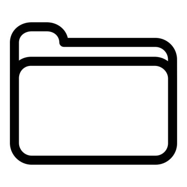 Beyaz arkaplanda dizin simgesi