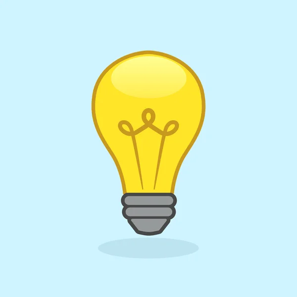 Light bulb icon — Stock Vector