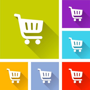 uzun gölge ile sepeti simgeleri