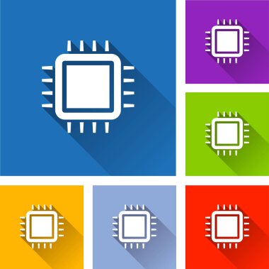 CPU kutsal kişilerin resmi ile uzun gölge