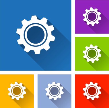 dişli kutsal kişilerin resmi ile uzun gölge