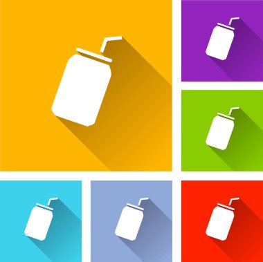 soda şişesi kutsal kişilerin resmi ile gölge