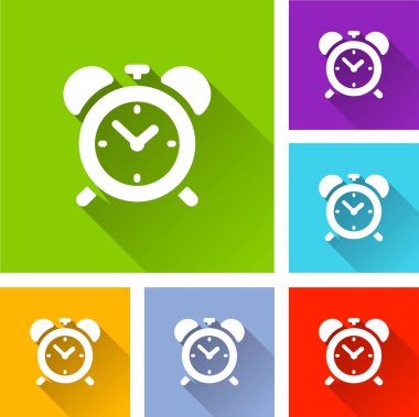 Saat kutsal kişilerin resmi ile uzun gölge