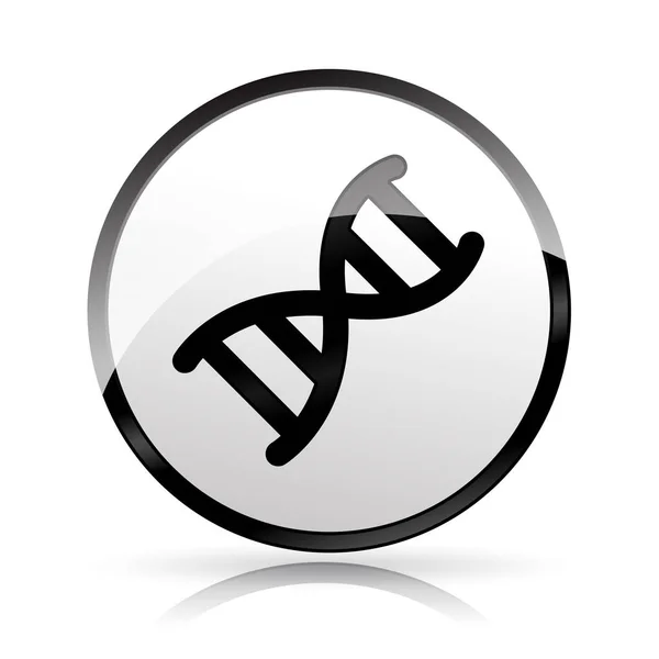 Dna icon on white background — Stock Vector