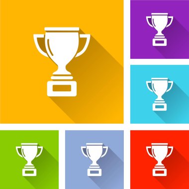 Kupa kutsal kişilerin resmi ile uzun gölge