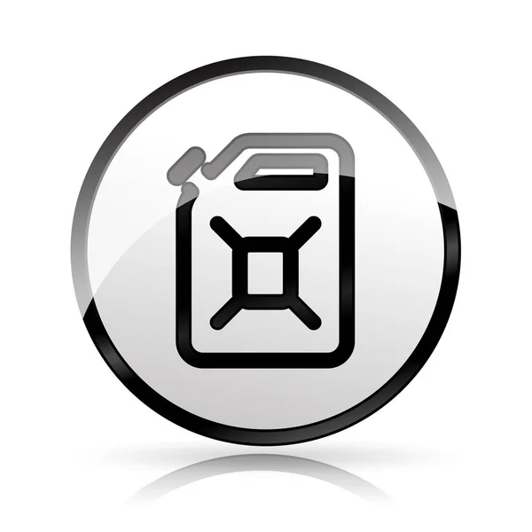 Icône jerrycan sur fond blanc — Image vectorielle