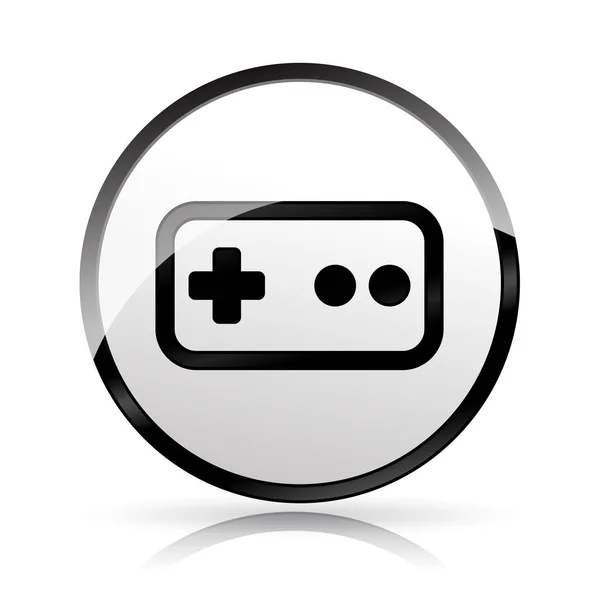 Το εικονίδιο βίντεο παιχνίδι σε λευκό φόντο — Διανυσματικό Αρχείο