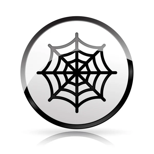 Pavučina ikona na bílém pozadí — Stockový vektor