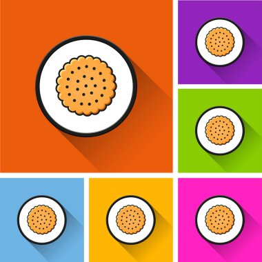 uzun gölge ile tanımlama bilgisi simgeleri