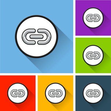 zincir kutsal kişilerin resmi ile uzun gölge