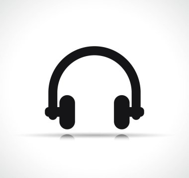 Vector headset icon symbol design