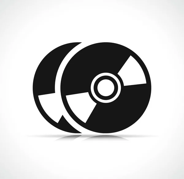 Vector compact disc icon symbol — 스톡 벡터