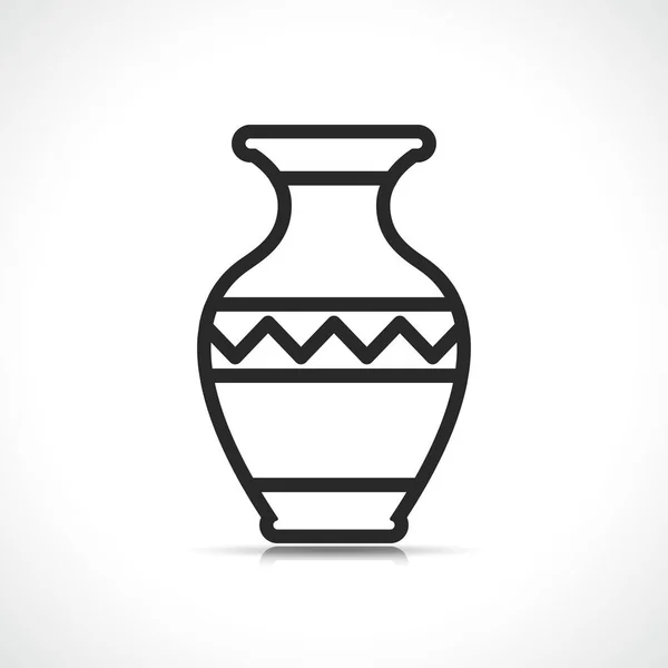 Vektorová Ilustrace Designu Symbolů Vázy — Stockový vektor