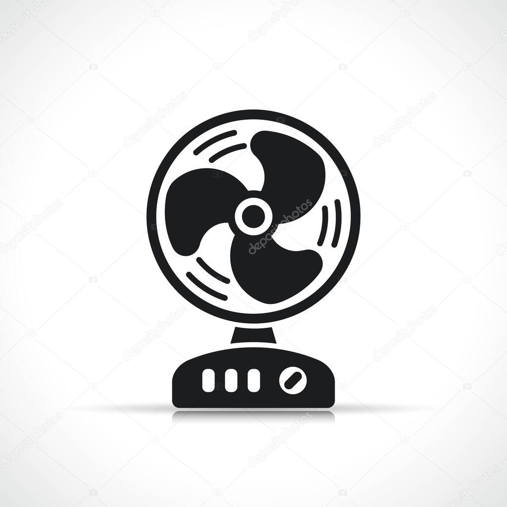 Vector illustration of fan symbol icon design