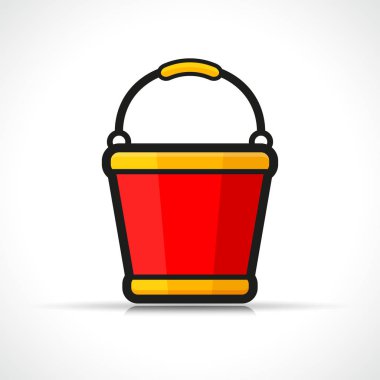 Taşıyıcı simgesi simgesi tasarımının vektör illüstrasyonu