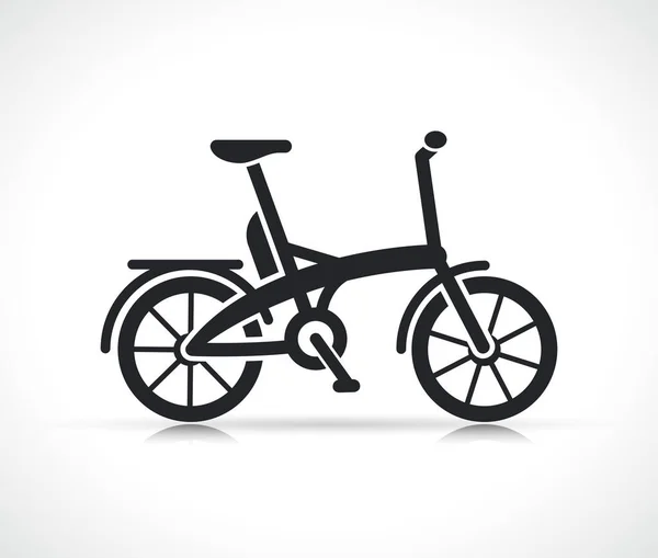 Ilustración Vectorial Del Icono Bicicleta Eléctrica Mini — Vector de stock