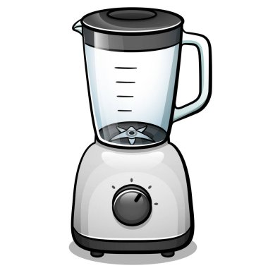 İzole edilmiş blender tasarımının vektör illüstrasyonu