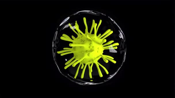 Rotavirus Virus Medizin Animation — Stockvideo