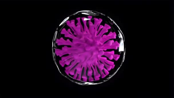 SIDA, virus, modèle 3D, animation, médical, COVID-19, cellule, commercial  