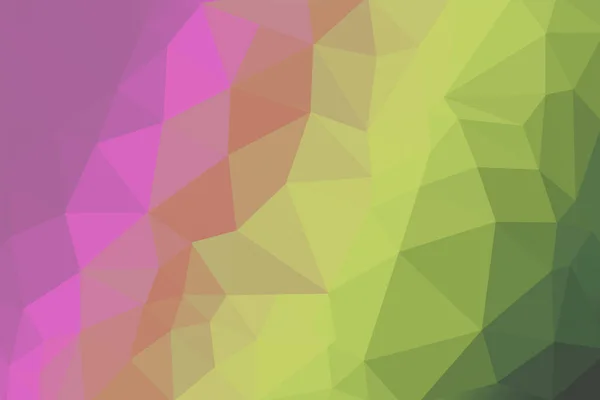 neon bright coloured gradient triangle background, abstract polygon pattern
