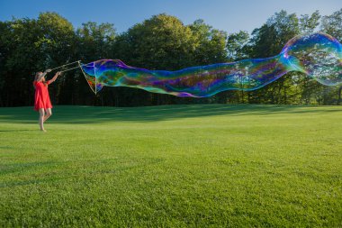 Büyük saop kabarcık maker