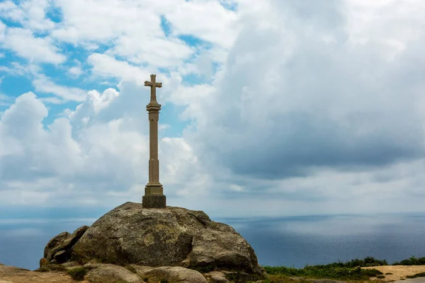 çapraz Cape Finisterre İspanya.
