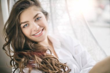 Güzel kadın Ukrayna portre