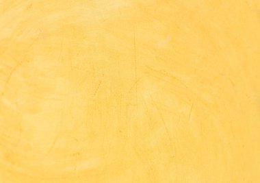 Desen soyut arkaplan için taze sarı çimento ve beton dokusu.