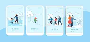 Aile Kış Faaliyetleri İçin Mobil Ekranlar Ayarlandı