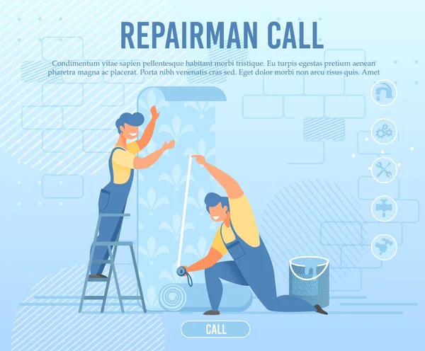 Emergency Repairman Call Online Service Banner