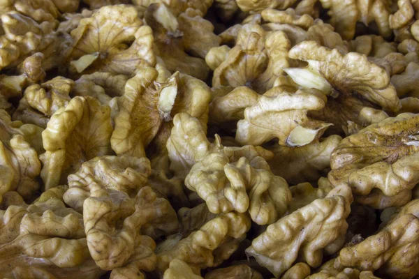 Ceviz çekirdekleri yakın plan, ceviz arkaplan dokusu.